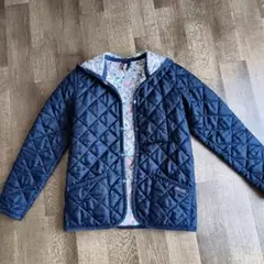 ラベンハム　キルティングジャケット リバティ ネイビー　サイズ36