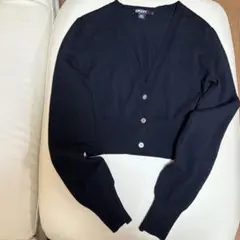 DKNY 黒 クロップドカーディガン Sのサムネイル
