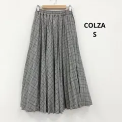 新品✨コルザ COLZA プリーツスカート S チェック柄 総ゴムのサムネイル