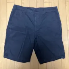 ユニクロ　ハーフパンツ　紺　メンズ