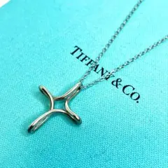 ティファニー インフィニティオープンクロス ミニ ネックレス シルバー925