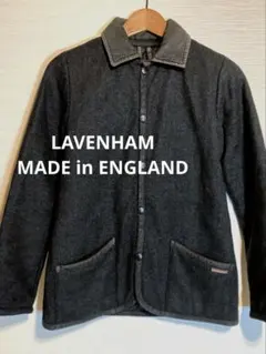 LAVENHAM/ウール混紡/ダークグレー/36/イギリス製