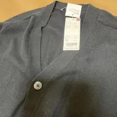 新品タグ付！ユニクロ　黒コットンガーデンM！