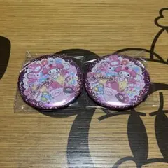 サンリオ　キラキラBIG缶バッジ　マイメロ