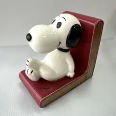 スヌーピー snoopy peanuts ブックエンド　ビンテージ　置物