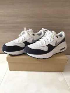 NIKE AIR MAX SYSTM GS ホワイト/ネイビー