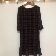 LAURA ASHLEY ひざ丈ワンピース UK 12