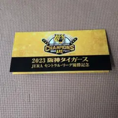 阪神タイガース 2023 優勝記念 阪神電車 入場券セット