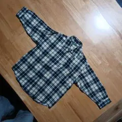 UNITED COLORS OF BENETTON チェック柄長袖シャツ中古品