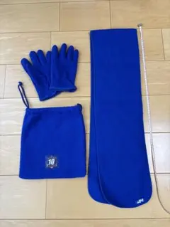 横浜ベイスターズ　10周年記念グッズ　マフラー　手袋　巾着袋　3点セット