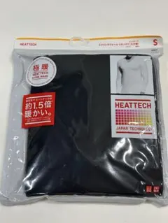HEATTECH エクストラウォーム VネックT 九分袖　S ブラック