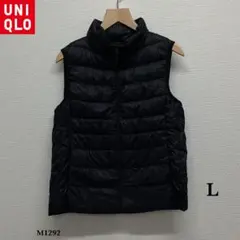 斎*藤様 UNIQLO『ユニクロ』ウルトラライトダウン ベスト 収納袋付【L】ブ