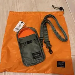 PORTER PX TANKER スマホショルダー セージグリーン