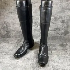 み*ん様 良品【マーガレットハウエルアイデア】（22.5）ロングブーツ ジョッキ