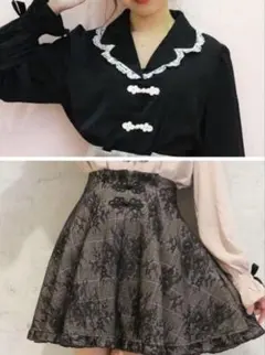 ROJITA チャイナ風 テーラード ブラウス