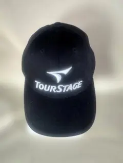 TOURSTAGE 黒キャップ 未使用タグ付き