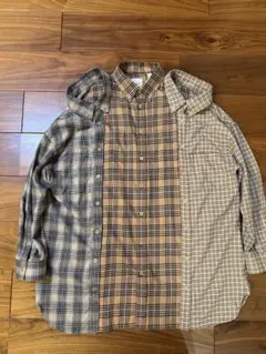 Burberry winter2020 フランネルシャツ