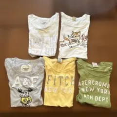 【まとめ売り】Abercrombie & Fitch Tシャツ 5枚セット