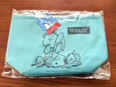 【新品】PEANUTS スヌーピー 保冷ランチバッグ ブルー