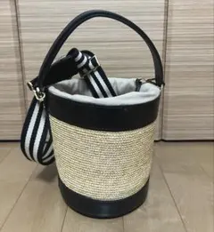 美品　ジャンニキアリーニ　カゴバッグ