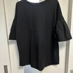 ブラック無印Tシャツ フリーサイズ