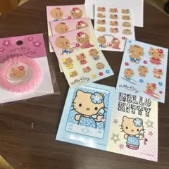 Hello Kitty 日焼けキティ　 ステッカーセット