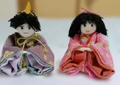 雛人形 ひな祭り 手作り 2体セット