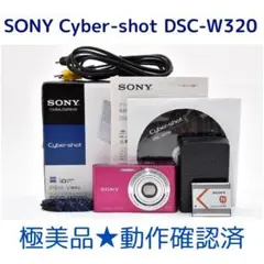 【極美品】SONY Cyber-shot DSC-W320 ピンク　新品級！のサムネイル