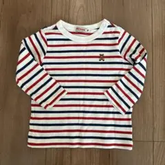 MIKI HOUSE ストライプ Tシャツ 90サイズ