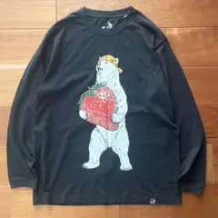 美品　ゴースローキャラバン　OGAWA いちごクマロングスリーブTEEのサムネイル