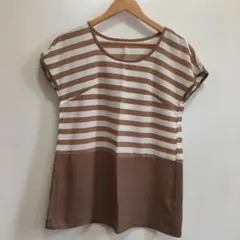 新品　ミッシュ マッシュ ボーダーチュニック ノースリーブのサムネイル
