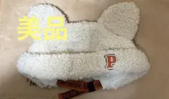 美品 ディズニーリゾート 三匹のこぶた ファンキャップ 帽子 ボア