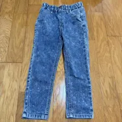 earth&family ケミカルウォッシュ デニムパンツ 110cm ジーンズ