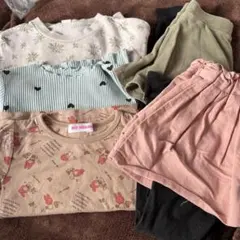 トップス3点ボトムス2点5点まとめ売り100cm