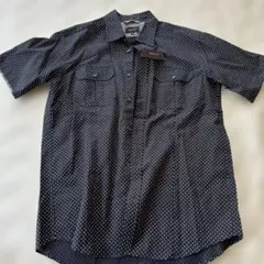 新品 MALE & Co. ドット柄 半袖シャツ Mのサムネイル