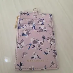 MERCURYDUO 花柄カードケース ピンク 小銭入れ マーキュリーデュオ