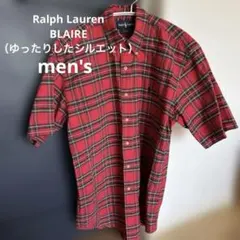 Ralph Lauren BLAIRE 半袖シャツ レッドチェック