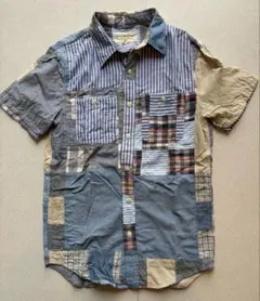 Denim &Supply クレイジーパターン　パッチワークシャツのサムネイル