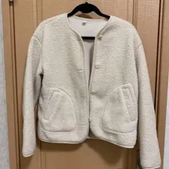 ユニクロ ボアフリースノーカラージャケット UNIQLO
