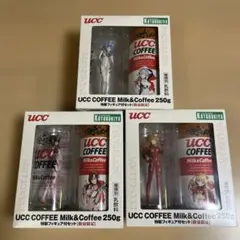 UCC COFFEEエヴァンゲリオン特製フィギュア付き3個セット