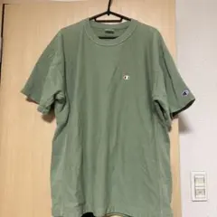 Champion Reverse Weave Tシャツ オリーブグリーン