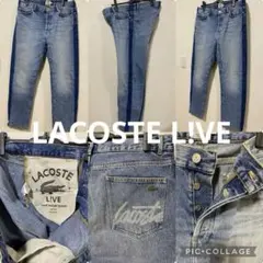 LACOSTE L!VE サイドライン デニムパンツLのサムネイル