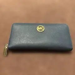 MICHAEL KORS　長財布　ネイビー　マイケルコース　財布