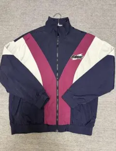 RAUG ナイロンジャケット ネイビー/マルーン