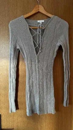 H&M EDITION グレー 長袖ニット