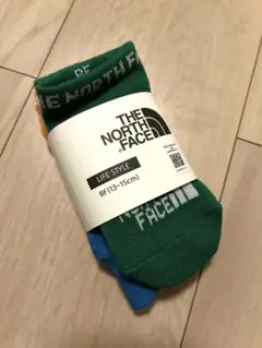 【新品未使用】THE NORTH FACE 13〜15cmキッズ靴下 3足セット