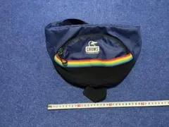 CHUMS ボディバッグ ネイビー レインボーライン