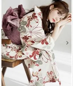 Dita 浴衣4点セット 新品 未開封 夏の牡丹重ね 赤 大人 浴衣 - メルカリ