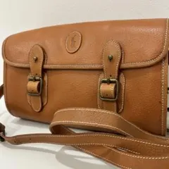 美品‼️ ラルフローレン　ビンテージ　90s ショルダーバッグ　レザー