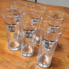 昭和レトロ　サントリー　ホワイトウイスキーグラスセット　ビールグラス